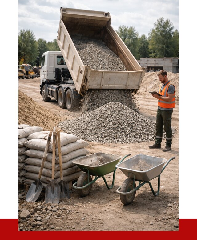 Доставка нерудных материалов в Рузаевке от 1244 руб. | ПРОНЕРУДРзв