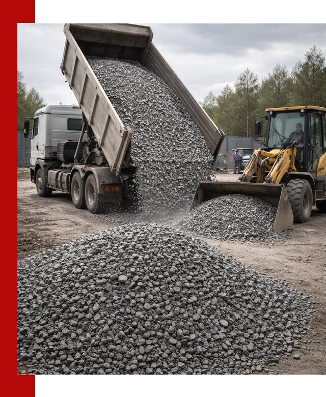 Доставка и продажа щебня гранитного в Рузаевке