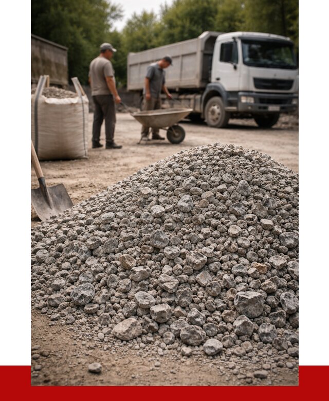 Гранитный щебень фракция 20-40 в Рузаевке от 3318 руб. ПРОНЕРУДРзв