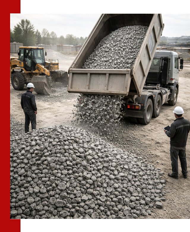 Доставка гранитного щебня фракции 20-40 в Рузаевке