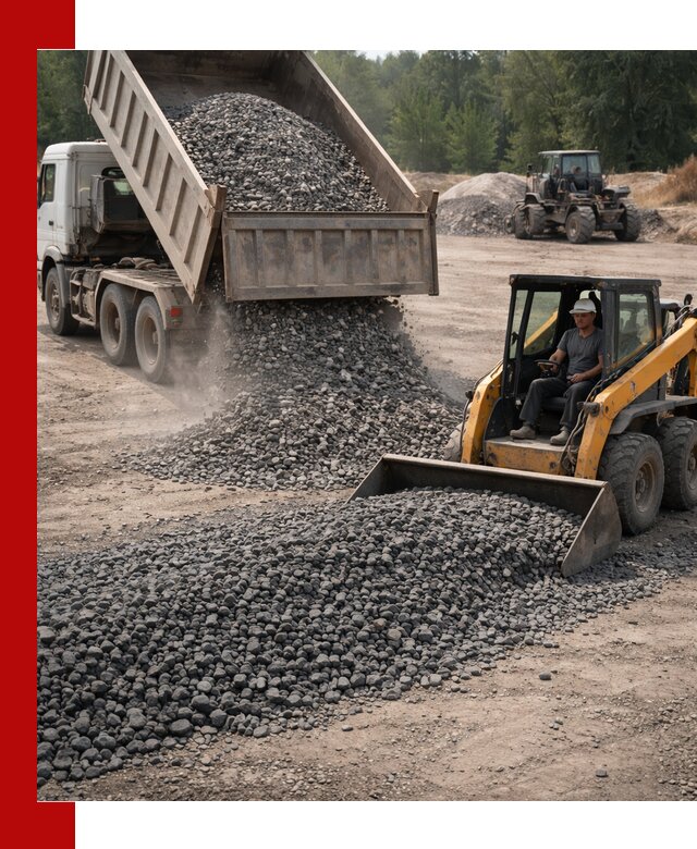 Гранитный щебень фракция 40-70 с доставкой в Рузаевке