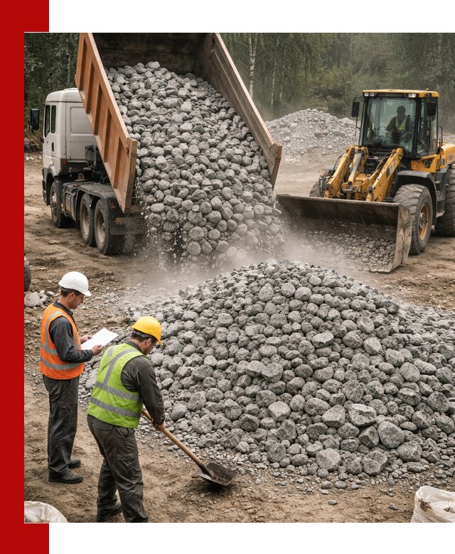 Гранитный щебень фракция 70-150 доставка в Рузаевке