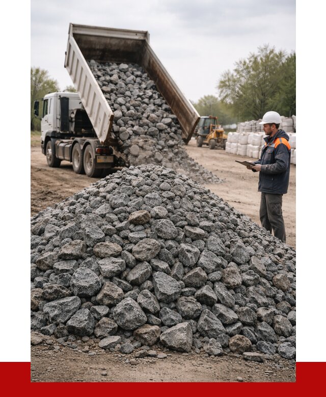 Гранитный щебень фракция 100-200 в Рузаевке от 4355 р. ПРОНЕРУДРзв