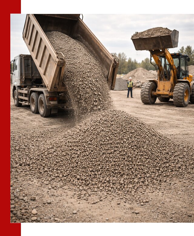 Гравийный щебень фракция 3–10 с доставкой в Рузаевке