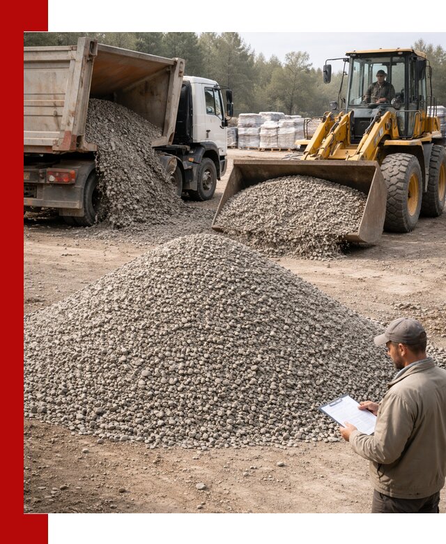 Гравийный щебень фракция 5–10 с доставкой в Рузаевке
