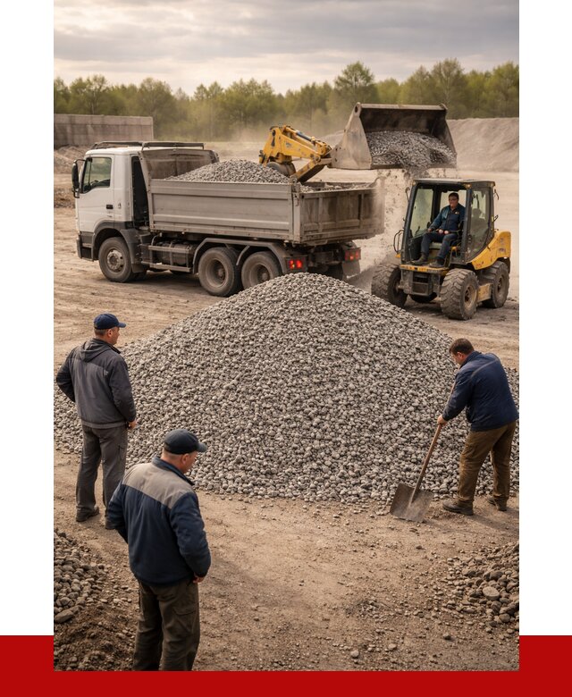 Гравийный щебень фракция 5-20 в Рузаевке от 2488 р. ПРОНЕРУДРзв