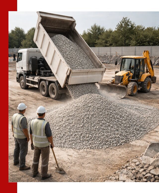 Купить известняковый щебень фракции 5–10 мм с доставкой в Рузаевке