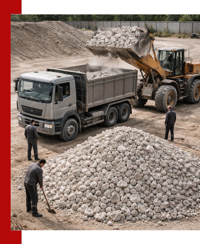 Известняковый щебень фракция 70–150 с доставкой в Рузаевке