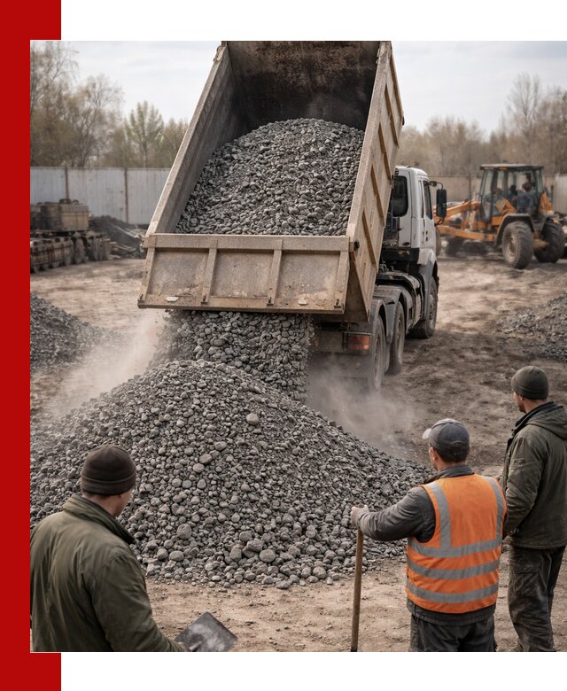 Доставка шлакового щебня в удобные сроки по выгодной цене в Рузаевке
