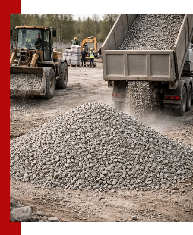 Вторичный щебень фракции 5-20 в Рузаевке — доставка и продажа крупнотоннажно