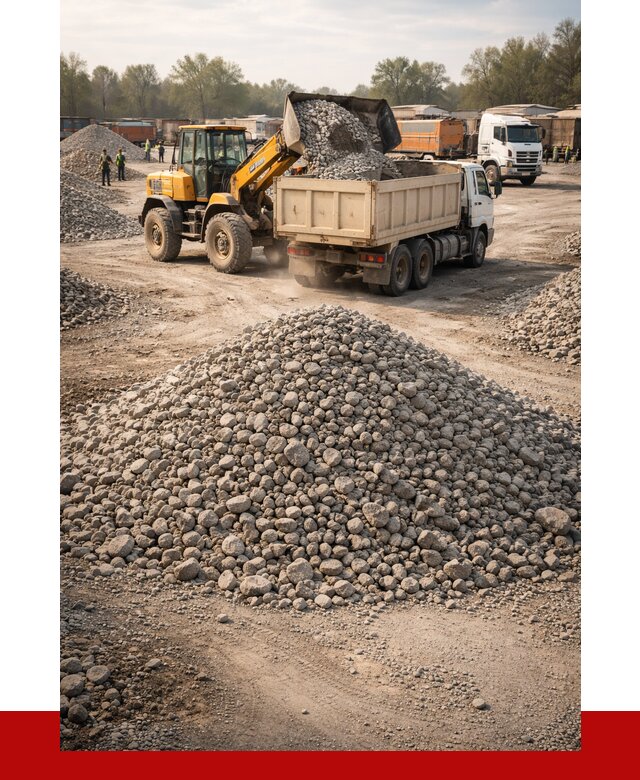 Вторичный щебень фракция 40-70 в Рузаевке от 1804 р, ПРОНЕРУДРзв