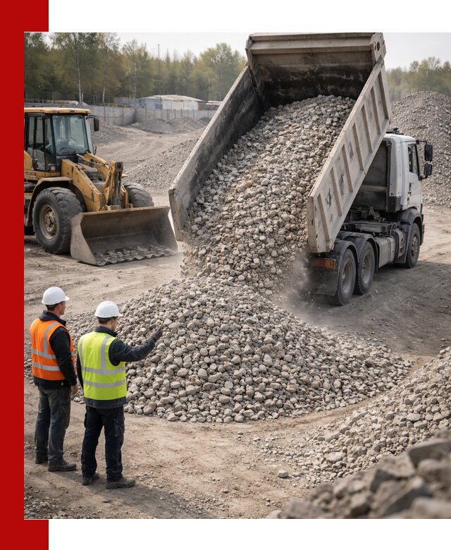 Вторичный щебень фракция 40–70 доставка в Рузаевке