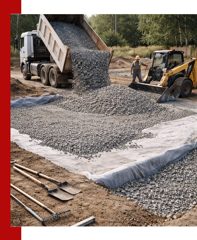 Щебень для фундамента с доставкой в Рузаевке