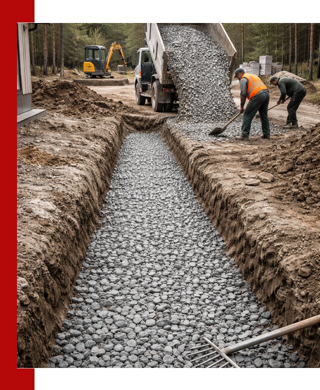 Щебень для дренажа с доставкой в Рузаевке высокого качества