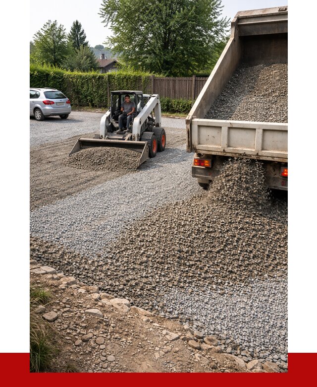 Щебень для парковки в Рузаевке с доставкой от 1244 р.| ПРОНЕРУДРзв