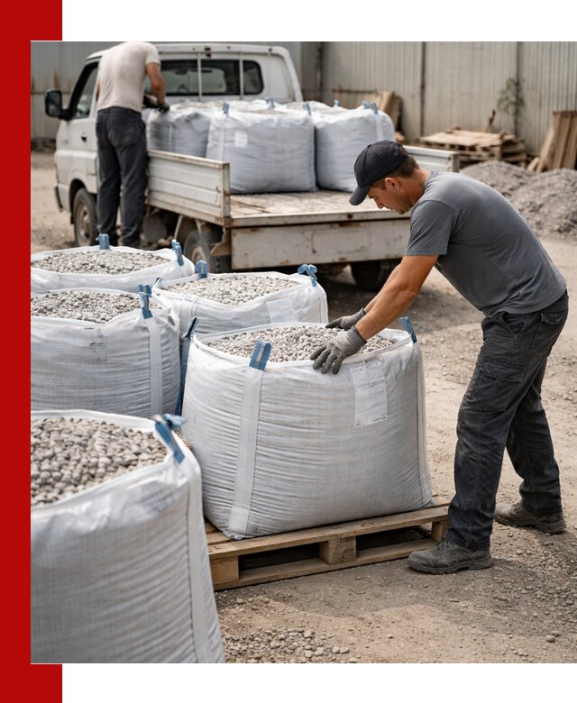 Доставка щебня в мешках по выгодным ценам в Рузаевке