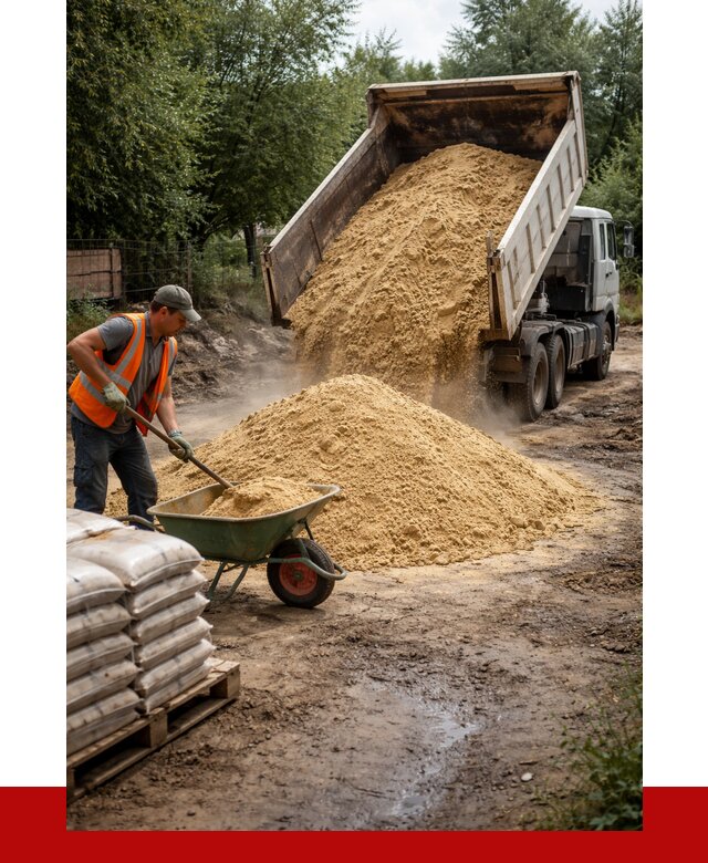 Купить песок с доставкой в Рузаевке от 1866 р. | ПРОНЕРУДРзв