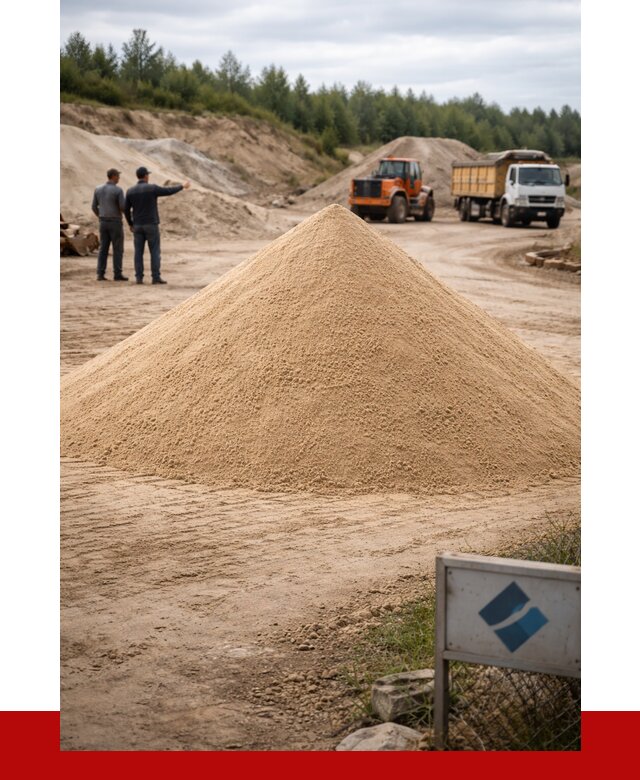 Карьерный песок навалом в Рузаевке от 1866 р. | ПРОНЕРУДРзв