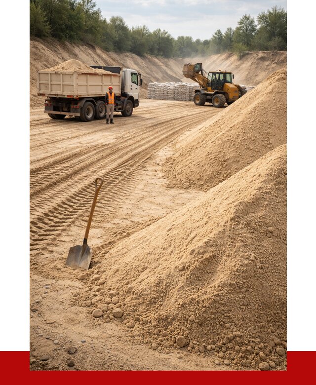 Карьерный песок мелкозернистый в Рузаевке от 9331 р. | ПРОНЕРУДРзв