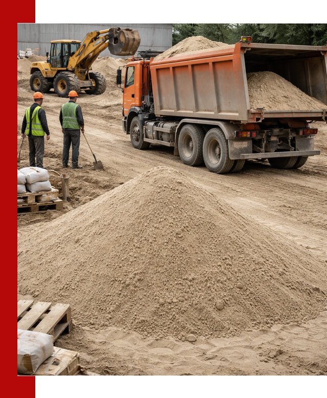 Доставка и продажа мытого речного песка в Рузаевке