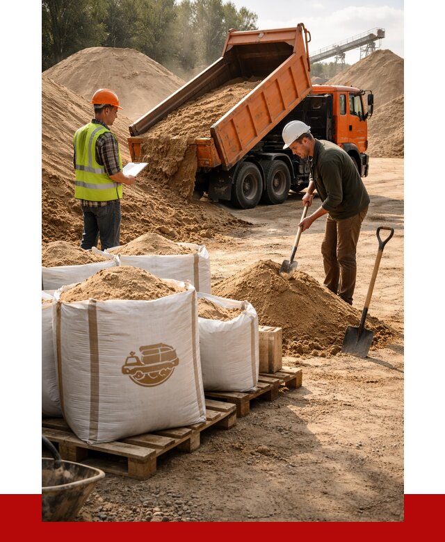 Строительный песок в Рузаевке от 2281 р. с доставкой, ПРОНЕРУДРзв