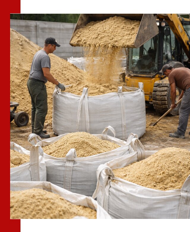 Поставка качественного песка для кладки в Рузаевке