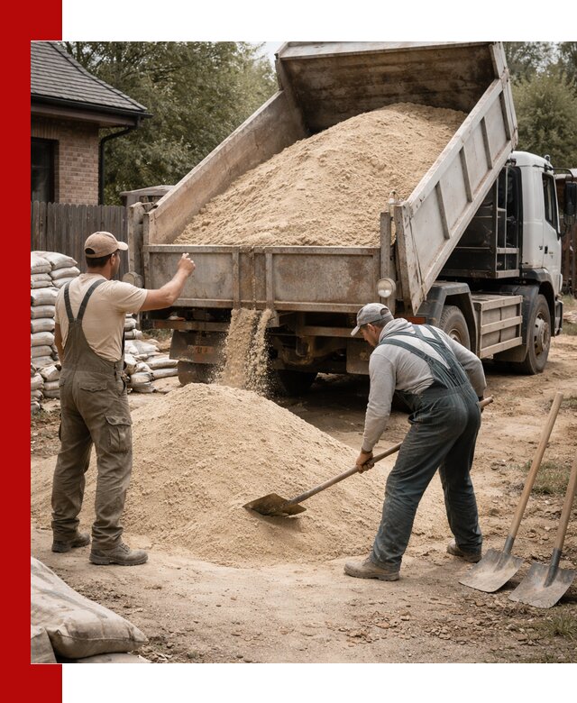 Песок для штукатурки с доставкой в Рузаевке качественный и чистый