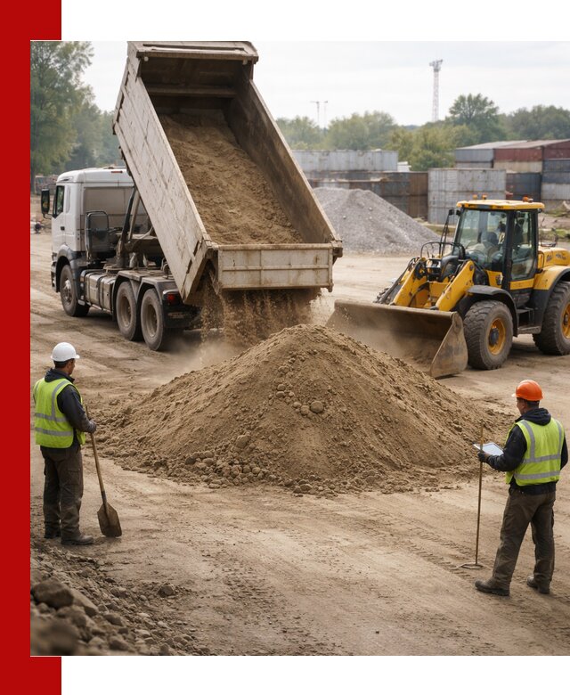 Доставка и продажа пескогрунта оптом и в розницу в Рузаевке