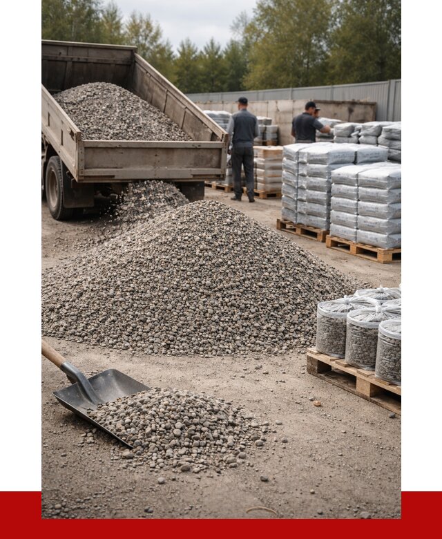 Гравий фракция 5-20 в Рузаевке купить от 2385 р. ПРОНЕРУДРзв