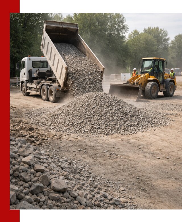 Гравий фракция 5–20 доставка в Рузаевке оптом и в розницу