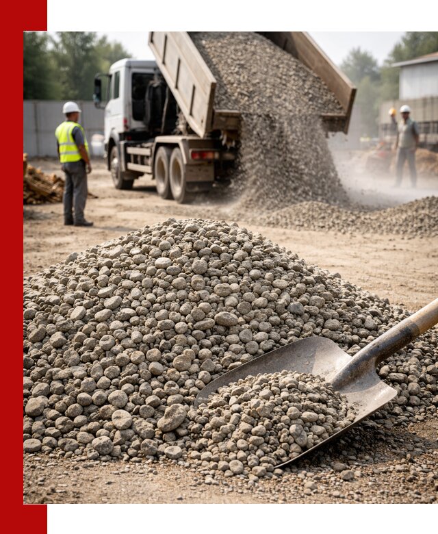 Доставка гравия фракции 20-40 в Рузаевке с самосвалами