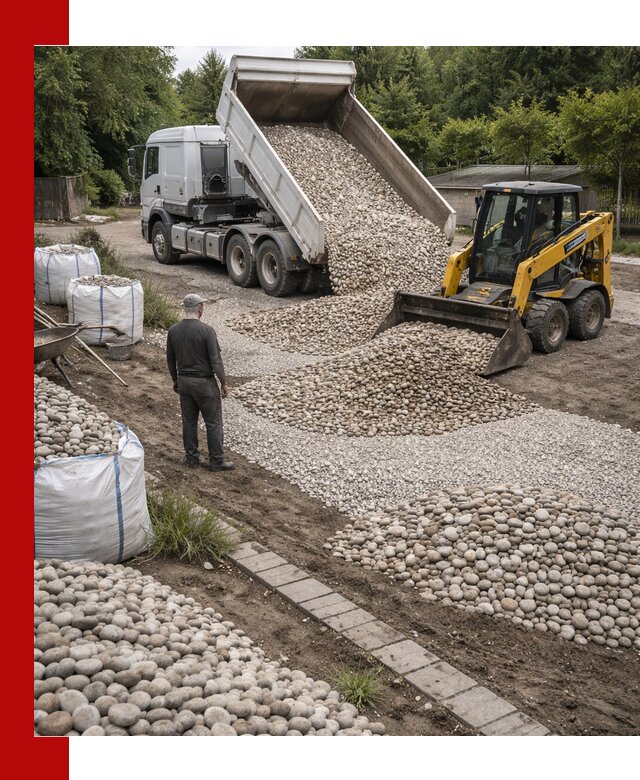 Доставка морской гальки оптом и в розницу в Рузаевке