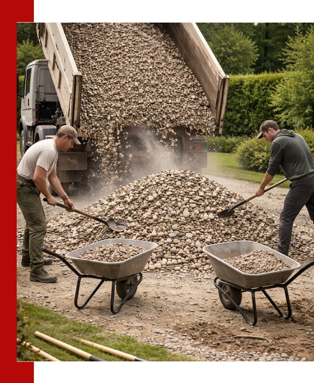 Доставка и продажа декоративной гальки в Рузаевке