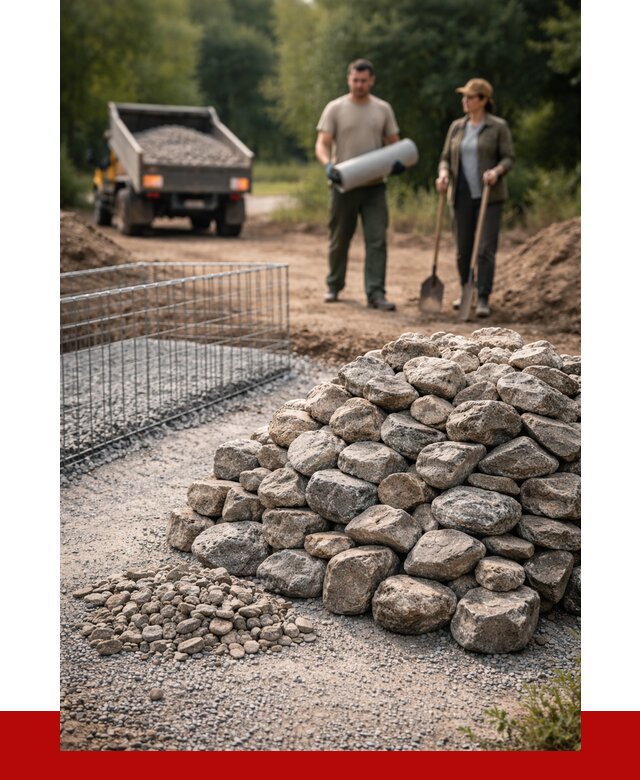 Камень для габионов фракция 100-200 в Рузаевке от 4977 р. | ПРОНЕРУДРзв