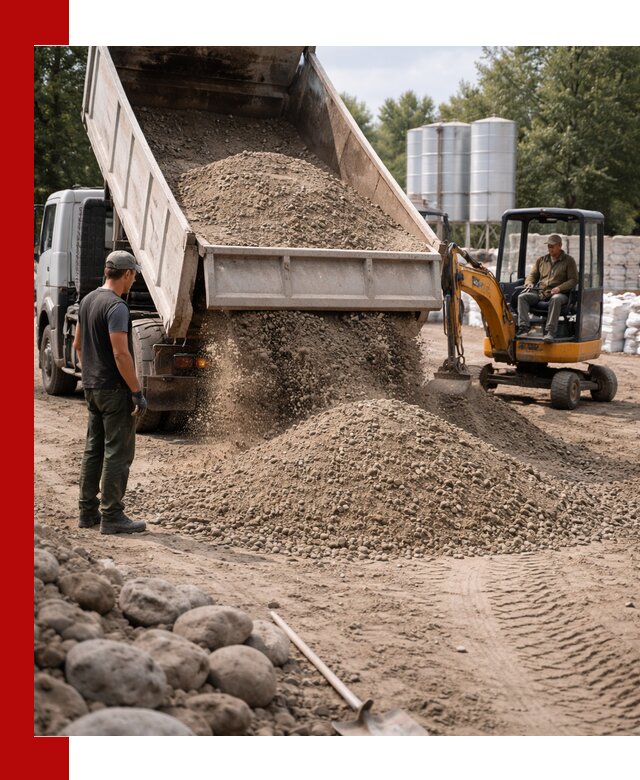 Доставка ПГС С3 в Рузаевке самосвалами и миксерами