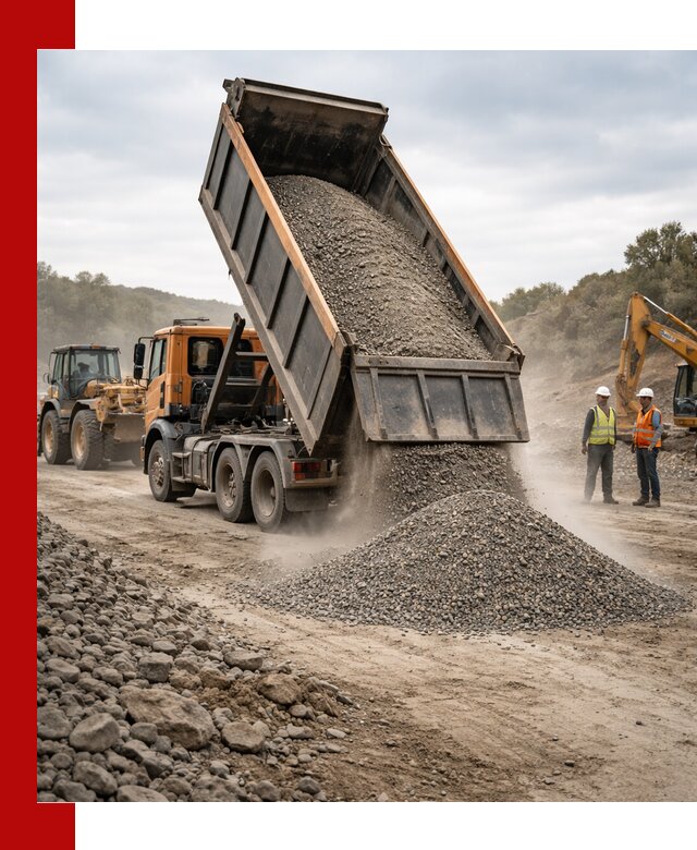 Щебёночно-песчаная смесь ЩПС С1 с доставкой в Рузаевке