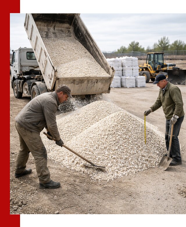 Мраморная крошка с доставкой и разгрузкой в Рузаевке