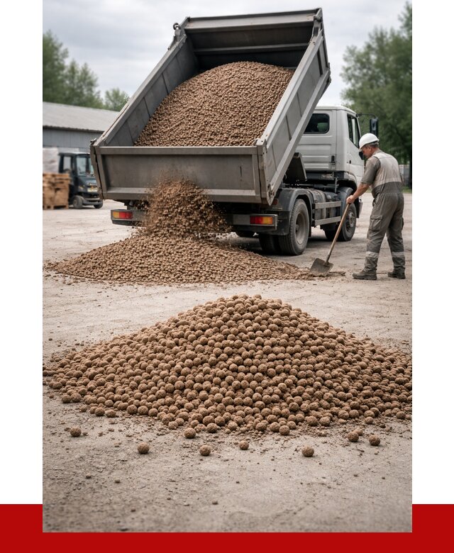 Керамзит с доставкой в Рузаевке от 4355 р. за м3 | ПРОНЕРУДРзв