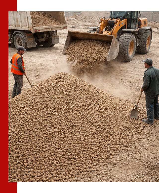 Керамзит фракция 10-20 с доставкой в Рузаевке