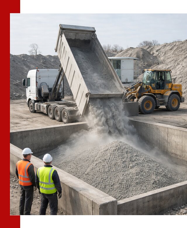 Доставка цемента навалом в Рузаевке крупными партиями