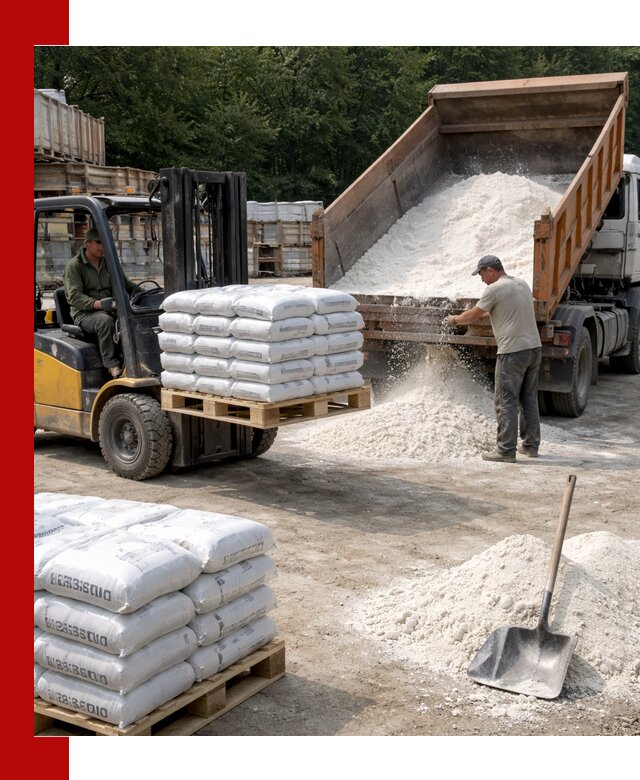 Доставка строительной извести оптом и в розницу в Рузаевке