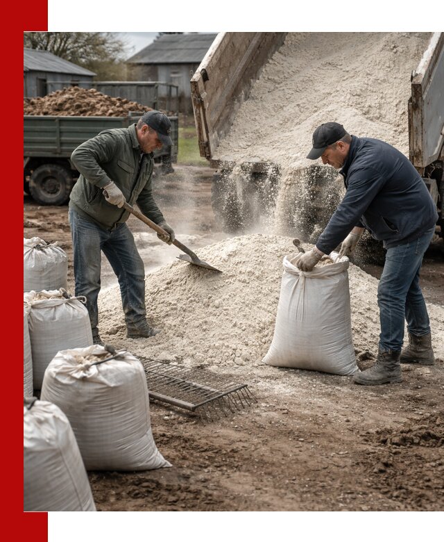 Доставка извести пушонки в Рузаевке оптом и мелким оптом