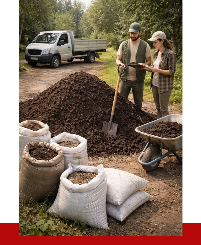 Купить грунт с доставкой в Рузаевке от 4666 р. за м3 | ПРОНЕРУДРзв