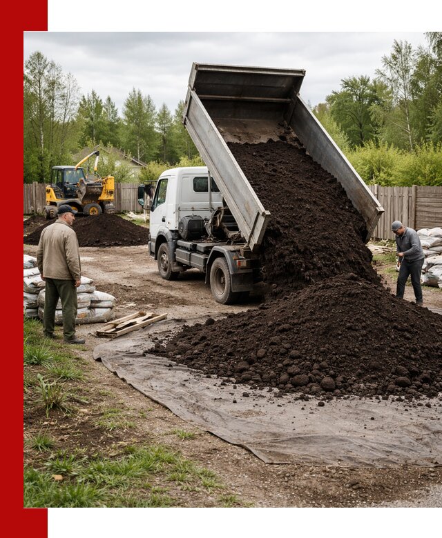 Доставка качественного почвогрунта в Рузаевке оптом и в розницу