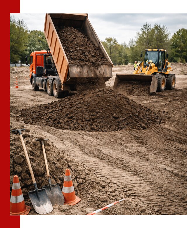 Поставка и доставка планировочного грунта в Рузаевке