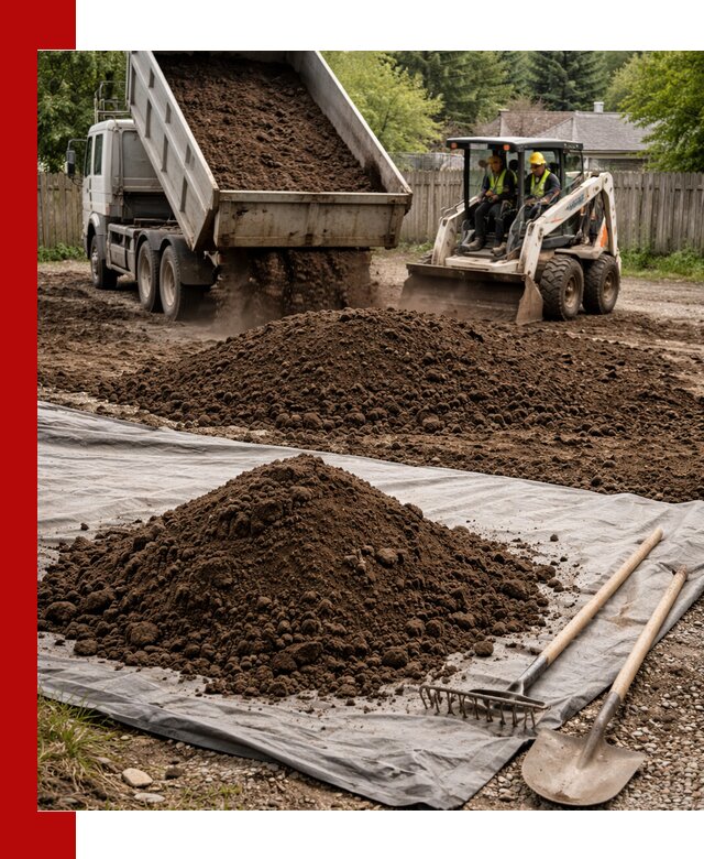 Грунт для отсыпки участка с доставкой в Рузаевке