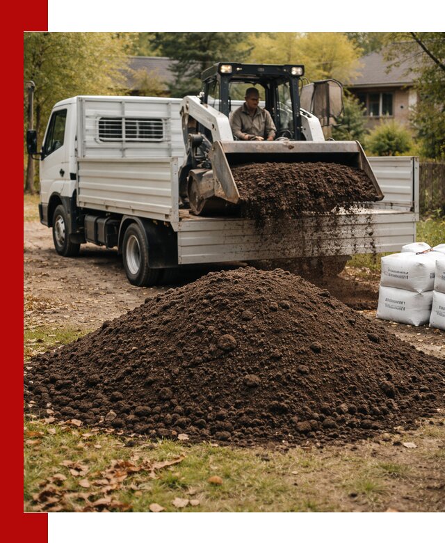 Доставка садовой земли в больших объёмах в Рузаевке