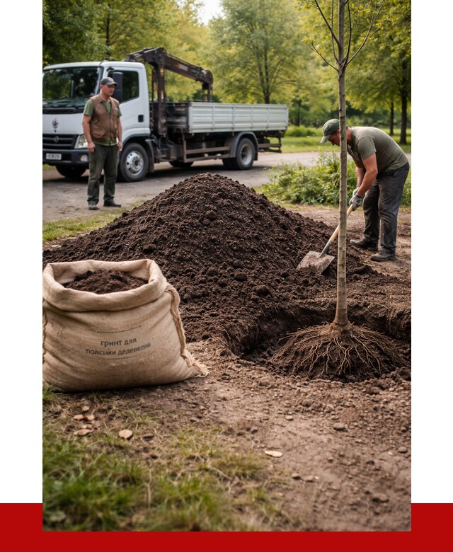 Грунт для посадки деревьев в Рузаевке от 1244 р. | ПРОНЕРУДРзв