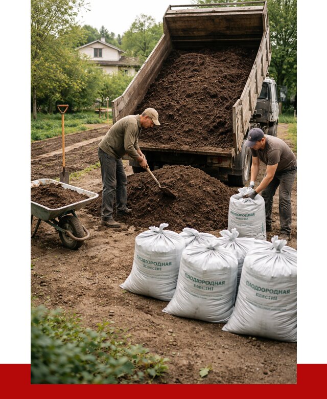 Плодородная смесь в Рузаевке от 4355 р./куб с доставкой | ПРОНЕРУДРзв