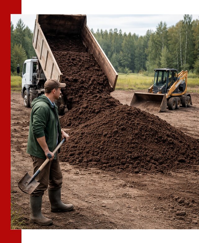 Купить верховой торф с доставкой в Рузаевке для садоводства и растений